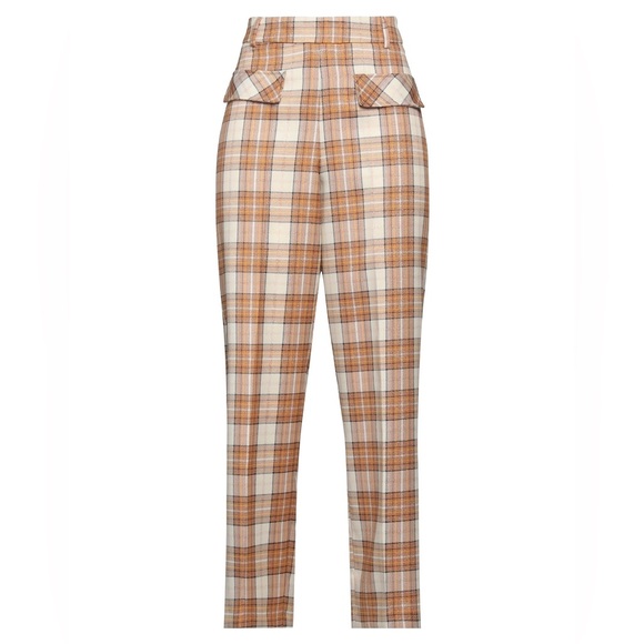 Kate by Laltramoda Pants - NWT High-Waisted, Plaid Trousers